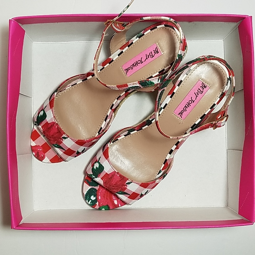 Betsey Johnson Athena Espadrille Wedges - Picture 5 of 5
